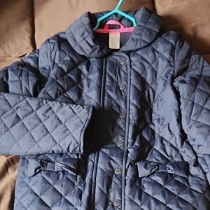 Gymboree Navy Quilted Puffer Jacket